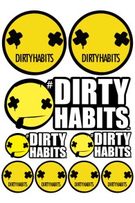 Dirty Habits - Dirty Stickers Pack