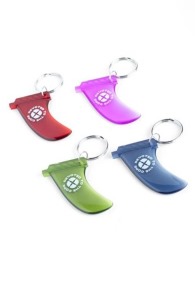 Devoted-Surf Fin Key Ring