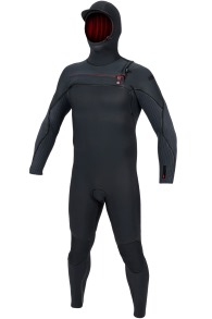 ONeill-Hyperfreak Fire 5/4+ Chest Zip Hooded Wetsuit