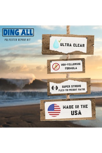 Ding All-Standard Polyester Repair Kit