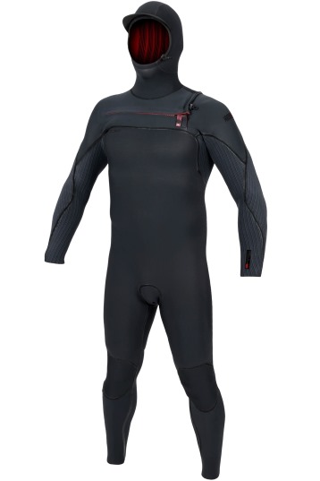 ONeill-Hyperfreak Fire 5/4+ Chest Zip Hooded Wetsuit