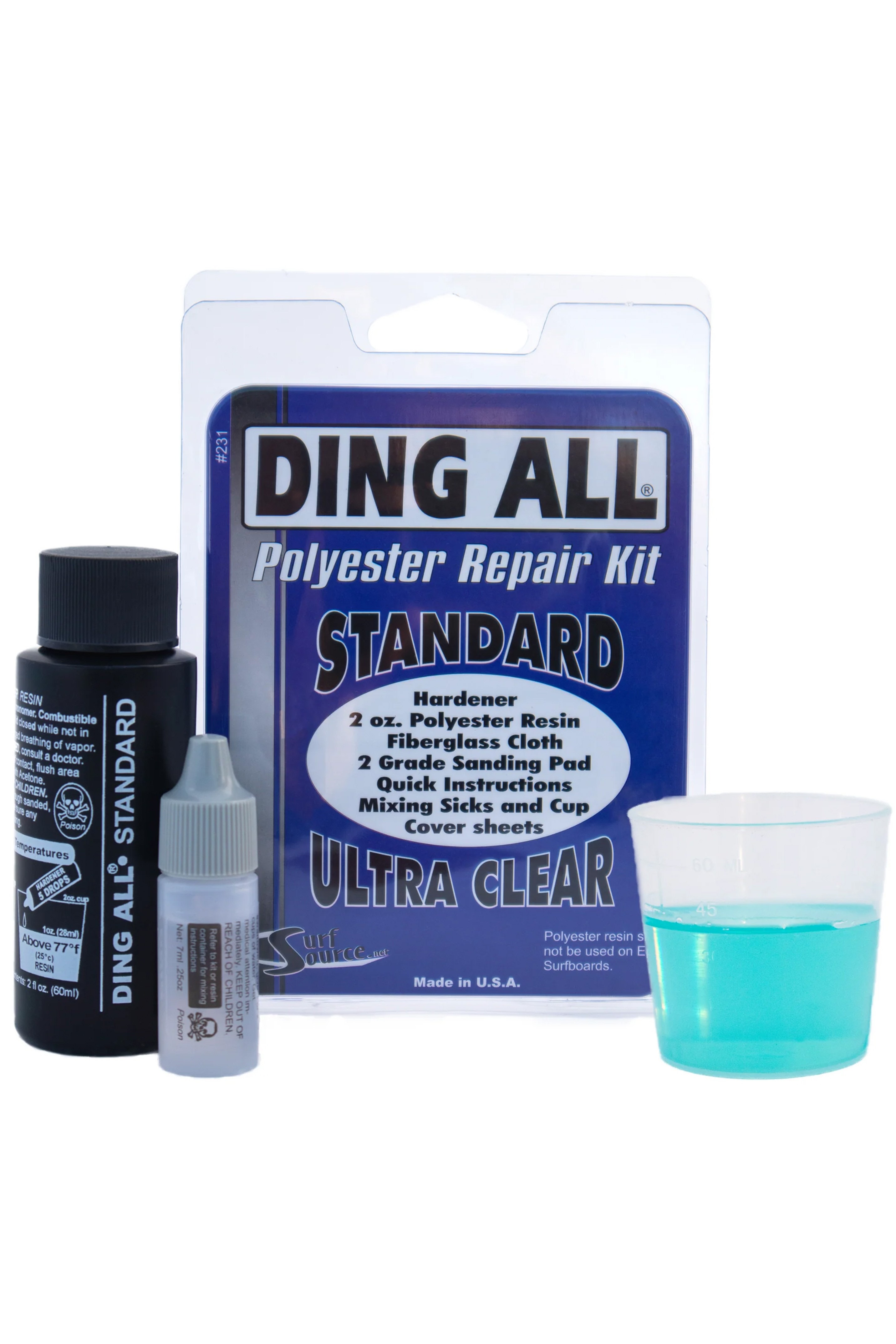 Ding All-Standard Polyester Repair Kit