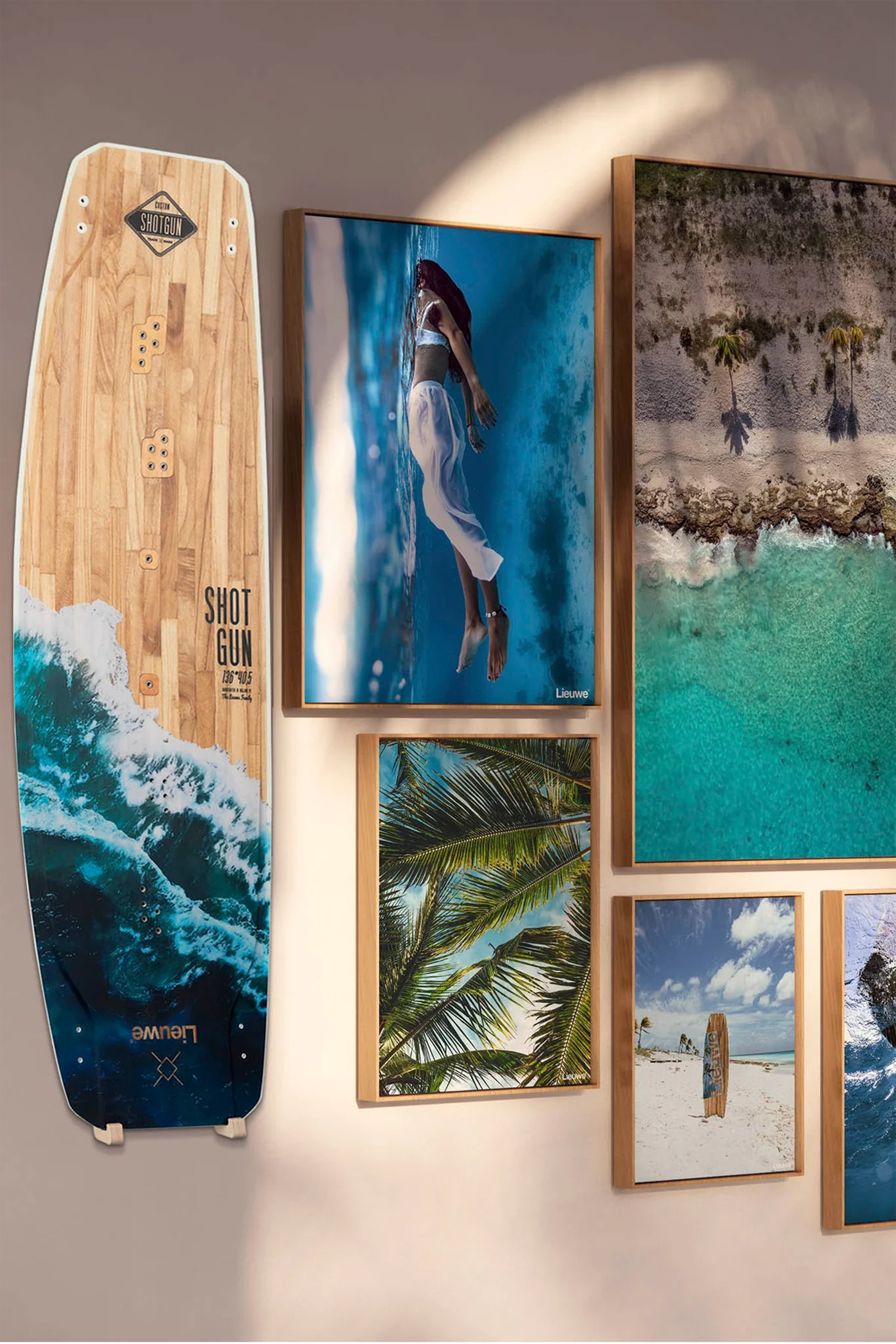 Lieuwe-Board Rack Kiteboard Wall Mount
