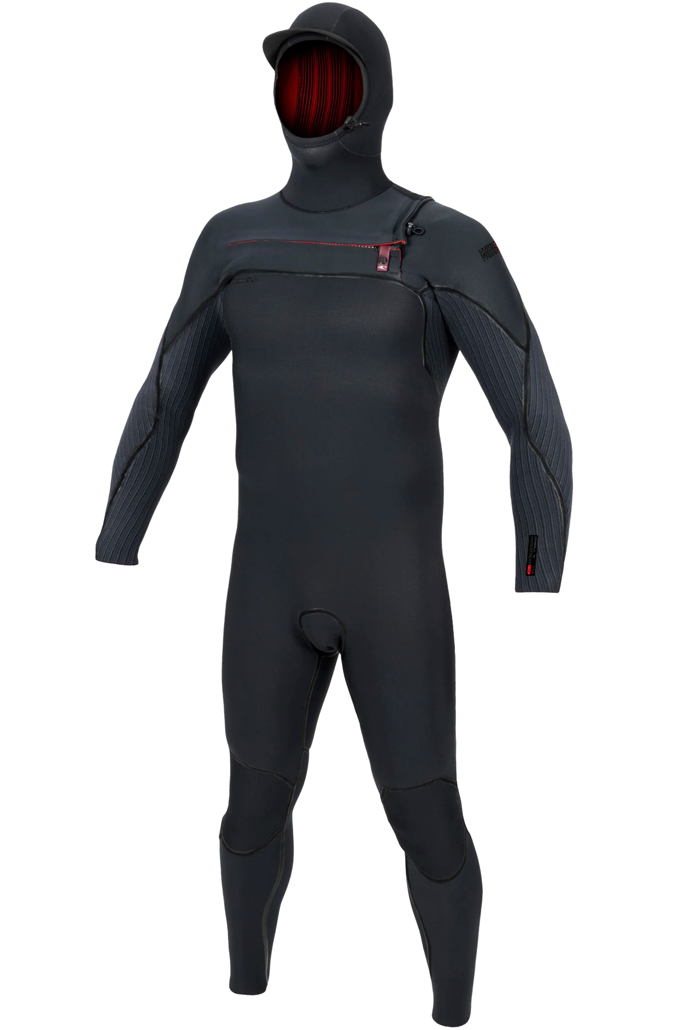 ONeill-Hyperfreak Fire 5/4+ Chest Zip Hooded Wetsuit